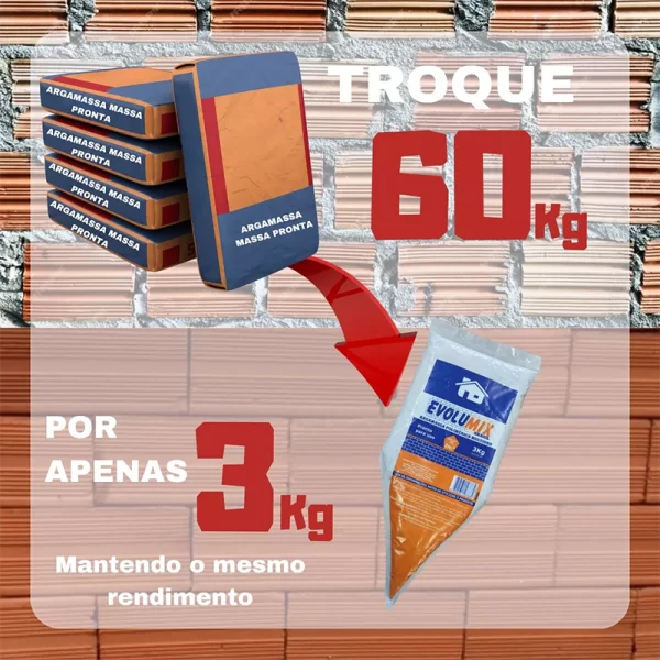 Argamassa Polimérica Evolumix 3kg - Image 6
